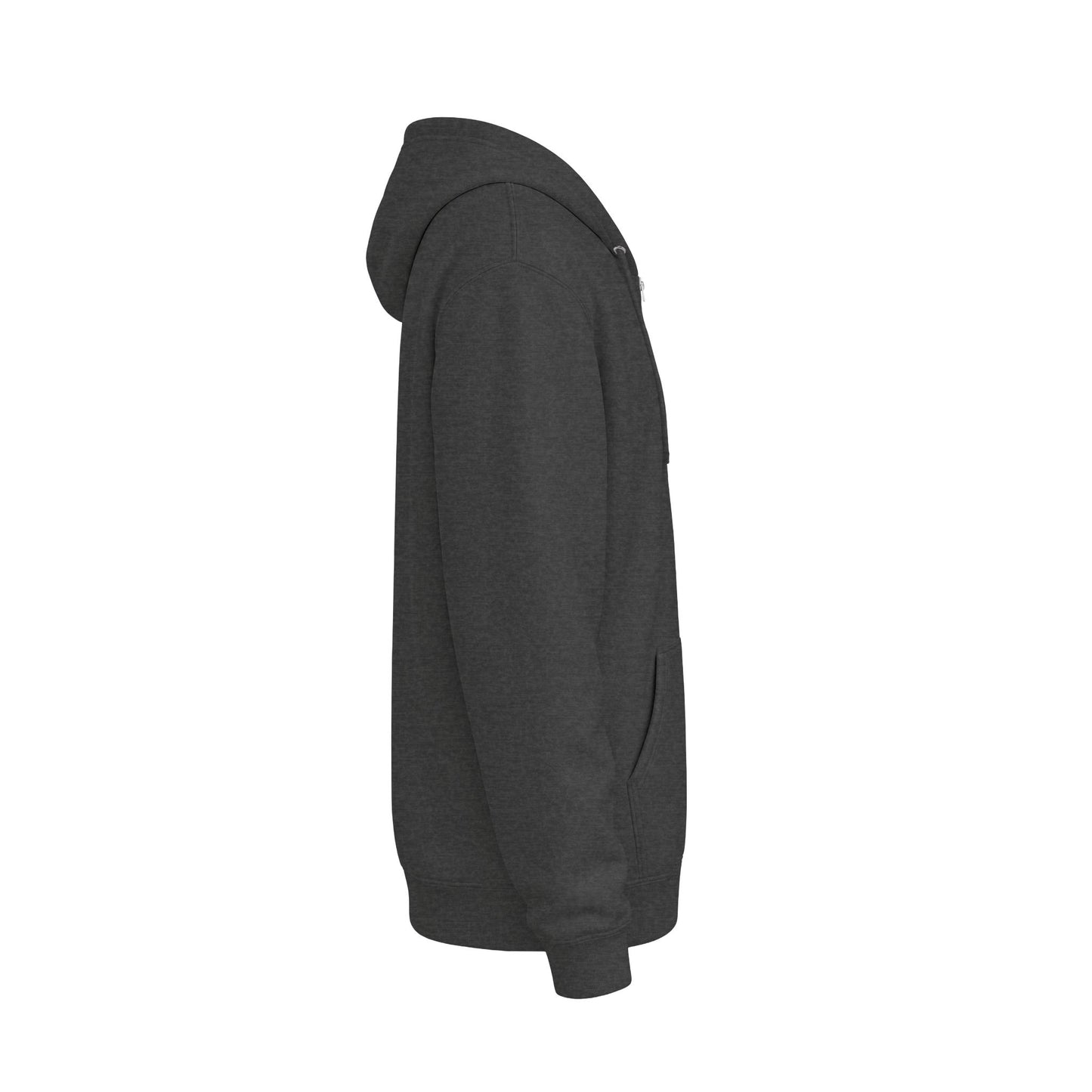 Pine Mountain Camping Zip-Up Hoodie — Small Chest Logo Outdoor Fleece Jacket