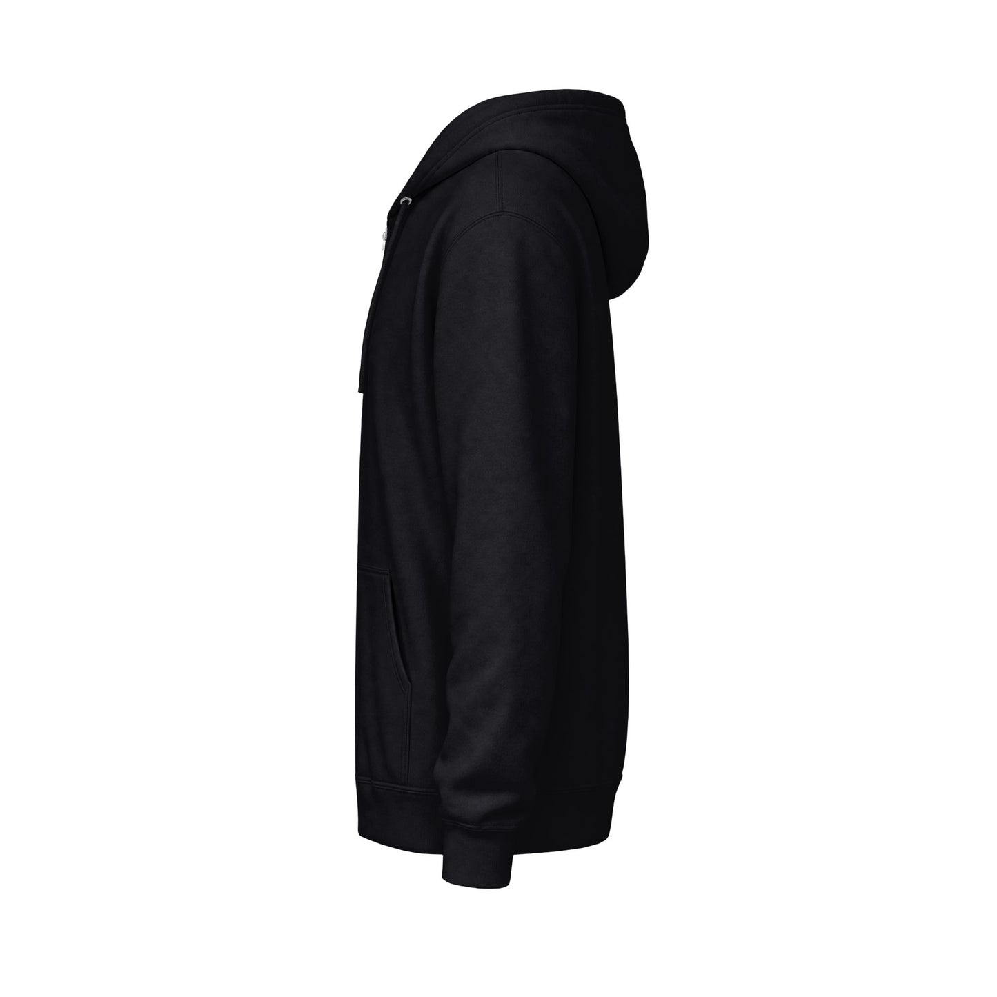 Pine Mountain Camping Zip-Up Hoodie — Small Chest Logo Outdoor Fleece Jacket