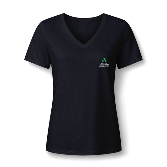 Women's Relaxed Heather CVC V-Neck Tee